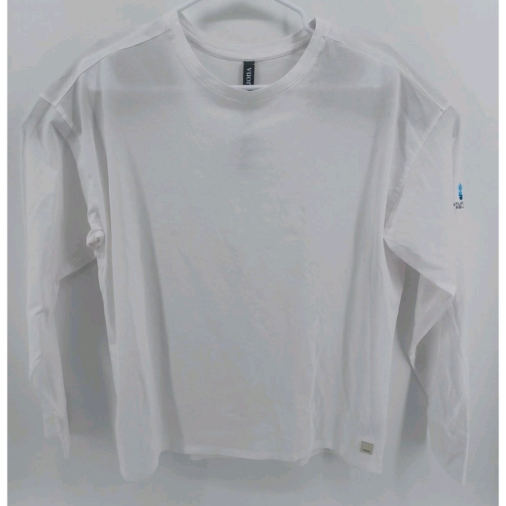 Vouri Mens Small Long Sleeve Pullover Tee Shirt Atlantic Field Golf Club